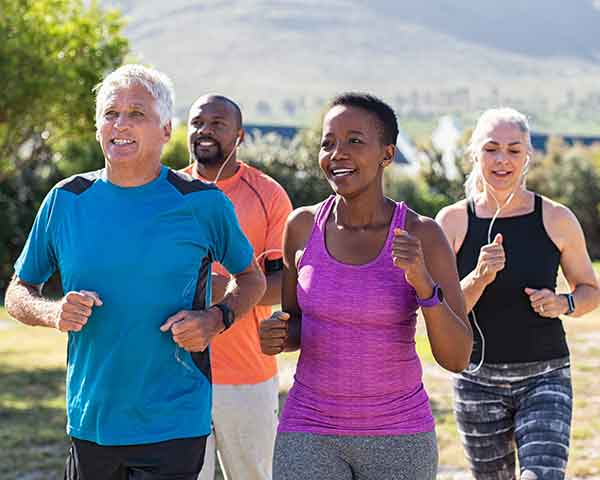 exercise-plan-shoreside-pain-sarasota-florida People jogging together. NWA Interventional Pain in Rogers, Arkansas.