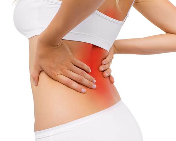 low-back-pain-treatment-shoreside-pain-sarasota-florida copy Person holding back in pain with red overlay denoting lower back area. NWA Interventional Pain in Rogers, AR